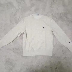 Champion ライトグレー 長袖トレーナー M