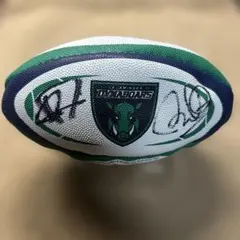 生写真付き 珍品 中日ドラゴンズ フットボール 与田剛サイン入り
