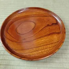 飛騨春慶塗 丸盆 木製 漆器 伝統工芸 お盆 トレー 茶道具 和食器