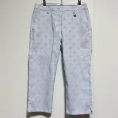 マンシングウェア プレステージライン ゴルフウェアパンツ ブルー 9号 ドット