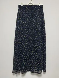 earth music&ecology 花柄ロングスカート