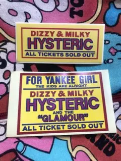 ヒステリックグラマーシール2枚　ヒステリック5.1