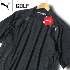 XXL プーマ ゴルフ ストレッチ スムーステックカット モックネック半袖シャツ