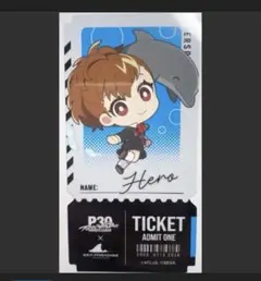 ペルソナ4 足立透 シーパラダイス コラボ ステッカー ウエハースカード