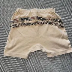 BURBERRY バーバリー リボン付きベージュコットンショートパンツ 80のサムネイル