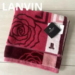 新品⭐︎LANVIN バラ柄 タオルハンカチ