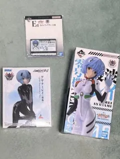 エヴァンゲリオン一番くじ2点セット B賞碇シンジ C賞綾波レイ+オマケ4