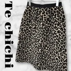 te chichi ヒョウ柄スカート　ボトムス　レディース　M　ホワイト　白のサムネイル