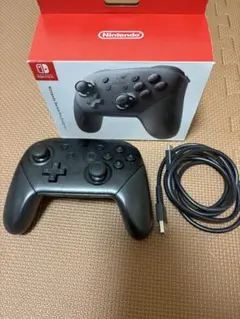 Nintendo Switch 純正プロコン ブラック USBコード