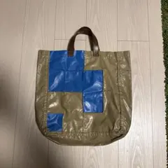 希少！MUVEIL ミュベール カウ柄 トートバッグ キャンバス×レザー 