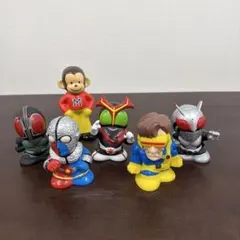 怪物くんソフビ貯金箱4体セット - メルカリ
