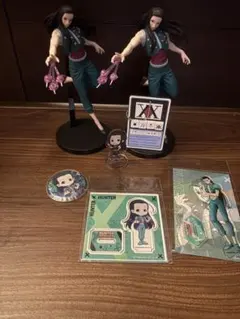 HUNTER×HUNTER イルミ フィギュア 缶バッジ まとめ売り アクスタ