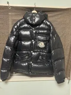 MONCLER ブラック ダウンジャケット 最終値下げ 早いもの勝ち - メルカリ