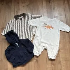 ロンパース2枚とベビー用パーカー 70cm 韓国こども服 babyGAP