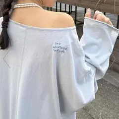 新品タグ付きチャオパニックティピー シアースラブワンポイント刺繍オーバーTee