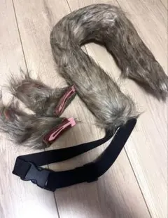 コスプレ用毛皮風尻尾と耳