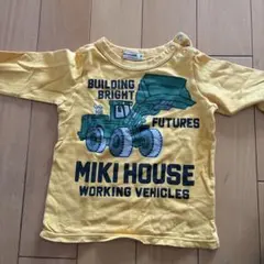 MIKI HOUSE 建設車両 Tシャツ 90サイズ