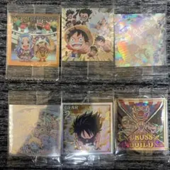 ワンピースウエハースシール6枚セット