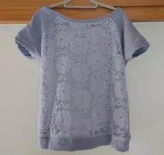 【美品】botanical style　前シアートップス　トレーナー　フェミニン