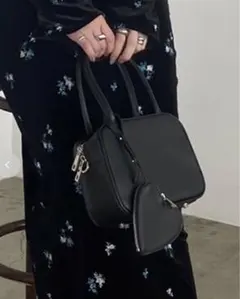 73%off【未使用品】FRAY I.D チャーム付ミニボストンバッグ 美品