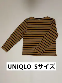 UNIQLO トップス　ボーダー　ボートネック　長袖　Sサイズ