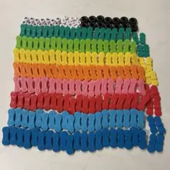 アイクリップ 多色プラスチック知育玩具