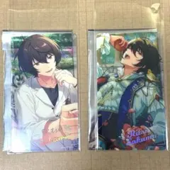 あんスタ　中国 招募 クリアカード 招募クリカ　フォトカード　朔間凛月　A B