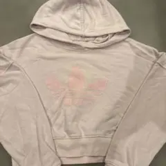 adidas ピンク レディース パーカー