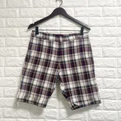 BEAUTY&YOUTHチェック柄 ハーフパンツ ユナイテッドアローズ S
