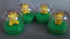 【レア】ポケモン チャーム(ピカチュウ)４体　４ポーズ