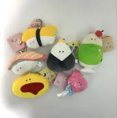 つぶらな瞳のお弁当箱　喫茶店　お寿司　いちご　マスコットボールチェーン