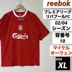 Reebok　1999〜00 リバプール　マイケル・オーウェン　日本LLsize 2026年最新】Reebok サッカー・フットサル ウェアの人気アイテム