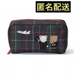 【新品未使用】搭乗者限定　JAL × familiar コラボ ポーチ 飛行機のサムネイル