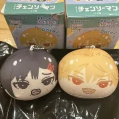 チェンソーマン　おまんじゅうにぎにぎマスコット2 デンジ　コベニ　缶バッジセット