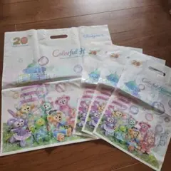 ディズニーシー 20周年 ダッフィー ショップ袋 4枚セット