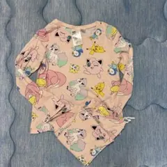H&M ポケモン 長袖パジャマ 上下セット ピンク キッズ　130