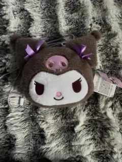 サンリオキャラクターズふわふわフェイスポシェット クロミ
