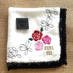 ☆新品　ANNA SUI タオルハンカチ　サイズ 29×29cmのサムネイル