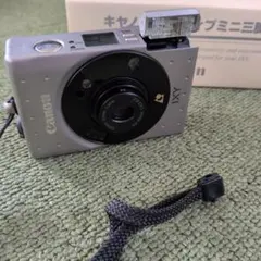 Canon初代「IXY」 APSフィルムカメラと専用ミニ三脚