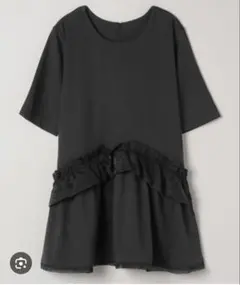 JEANASIS オーガンジードッキングプルオーバー