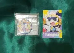 ケロロ軍曹 タママ 缶バッジ　カード セット　ラウンドワン　バンダイ　シネマ