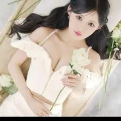 アイボリーオフショルダーフリルドレスキャバドレスJewels 新品未使用