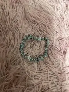 パワーストーン　ラリマーさざれ石ブレスレット