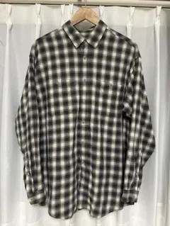 90s patagonia オンブレチェック　ポルトガル製　シャドー　激レア