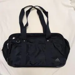 adidas スクールバッグ トートバッグ ナイロンバッグ ネイビー