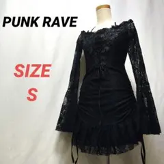 PUNK RAVE　レースワンピース　y2k　ゴシック　Archive　黒のサムネイル