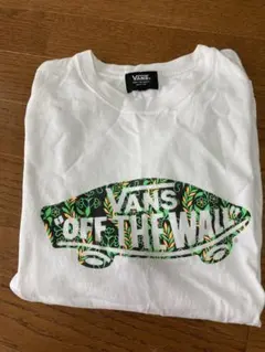 VANS OFF THE WALL Tシャツ ホワイト ボタニカル　Mサイズのサムネイル