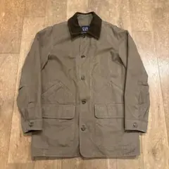 old gap カバーオール　ハンティングジャケット 襟コーデュロイ　ダック