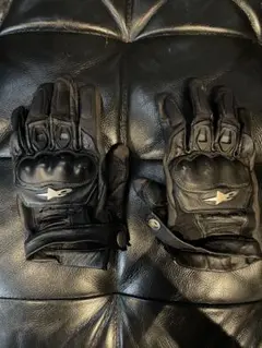 Alpinestars レザーグローブ バイク用 ブラック