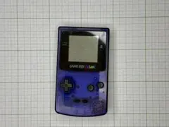 ゲームボーイカラー クリアパープル 本体　動作未確認品　ジャンク品
